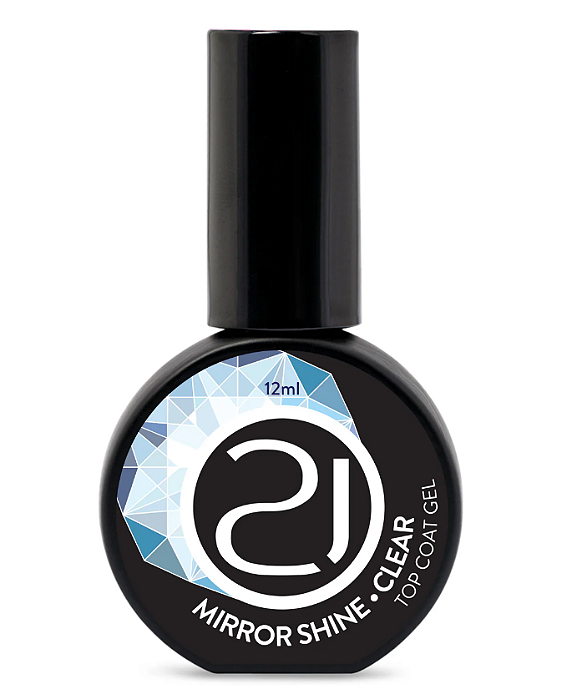 TOP COAT MIRROR SHINE CLEAR NAILS 21 12ML
