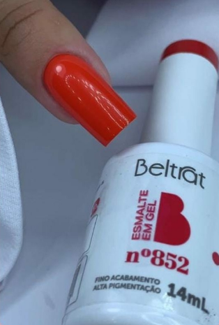 ESMALTE EM GEL 852 VERMELHO BELTRAT 14ML