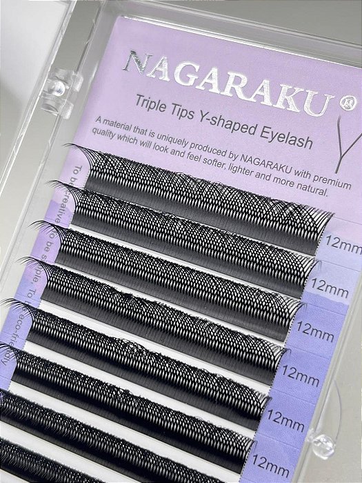 CILIOS NAGARAKU Y DE TRÊS PONTAS 0,07D 12MM MEGA TUFO