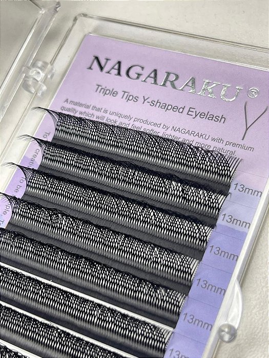 CILIOS NAGARAKU Y DE TRÊS PONTAS 0,07D 13MM MEGA TUFO