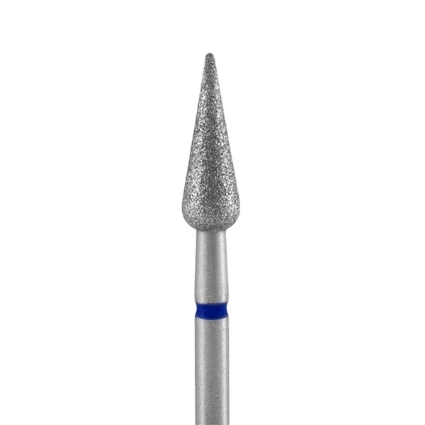 Broca Diamantada Tipo Pera Pontiaguda - Staleks Pro -  4mm - Azul - FA100B040/12
