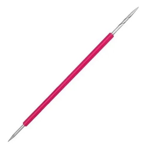 PALITO DE INOX COM SILICONE ROSA ISIS CUTELARIA