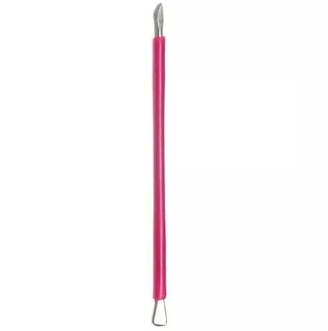 ESPATULA MISTA DE INOX COM SILICONE ROSA ISIS CUTELARIA