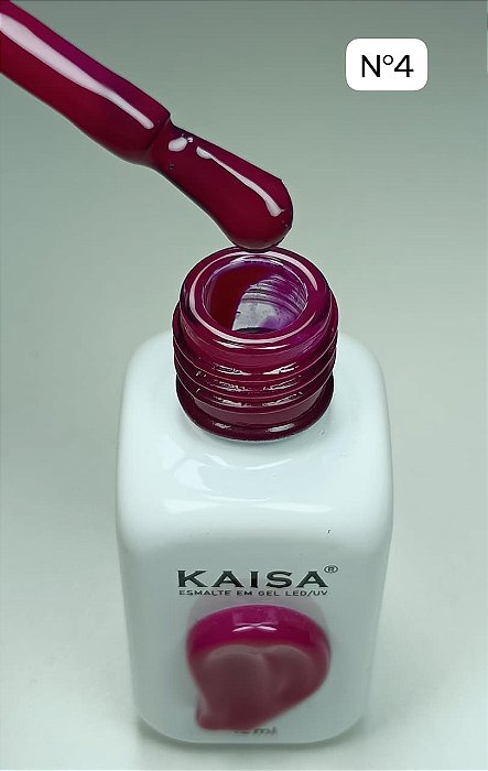 ESMALTE EM GEL KAISA MARSALA 4 12ML