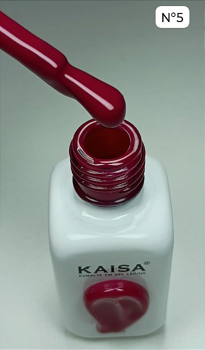 ESMALTE EM GEL KAISA MARSALA 5 12ML