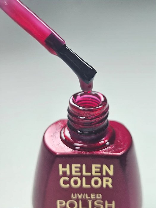 ESMALTE EM GEL DIAMANTE ESPELHO VERMELHO HELEN COLOR N°5 15ML