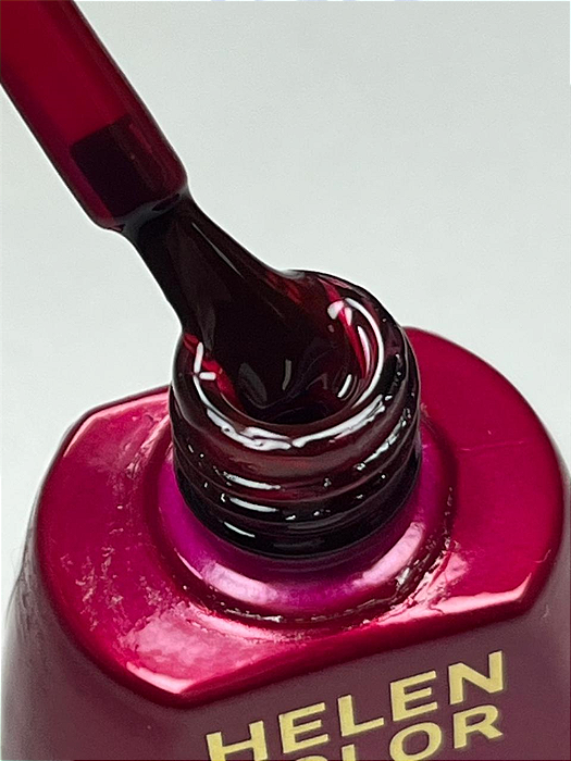 ESMALTE EM GEL DIAMANTE ESPELHO VERMELHO HELEN COLOR N°5 15ML