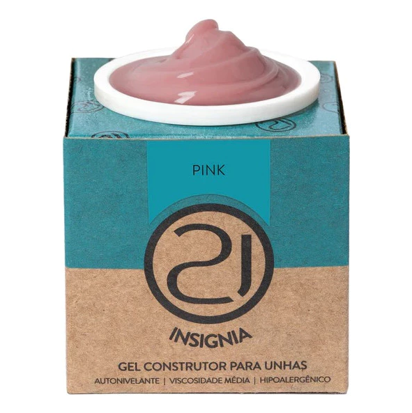 GEL CONSTRUTOR PINK INSIGNIA NAILS 21 34G