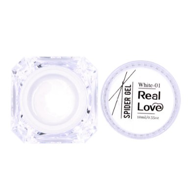 SPIDER GEL REAL LOVE 10ML- BRANCO