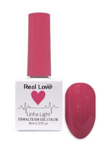 ESMALTE EM GEL COLEÇÃO CORAÇÃO Nº172 8ML REAL LOVE