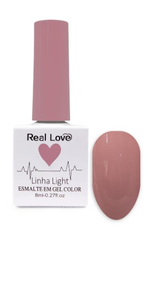 ESMALTE EM GEL COLEÇÃO CORAÇÃO Nº168 8ML REAL LOVE