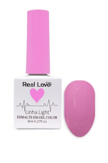 ESMALTE EM GEL COLEÇÃO CORAÇÃO Nº165 8ML REAL LOVE