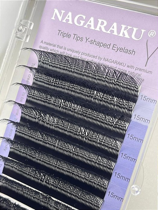 CILIOS NAGARAKU Y DE TRÊS PONTAS 0,07D 15MM MEGA TUFO
