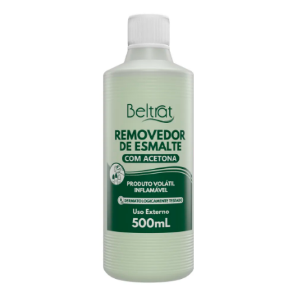 REMOVEDOR ESMALTE C/ACETONA BELTRAT 500ML