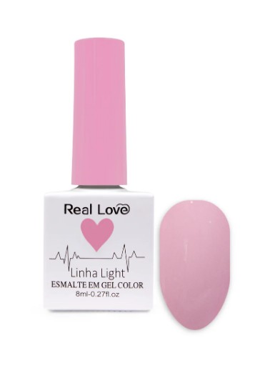 ESMALTE EM GEL COLEÇÃO CORAÇÃO Nº163 8ML REAL LOVE