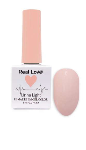 ESMALTE EM GEL COLEÇÃO CORAÇÃO Nº161 8ML REAL LOVE