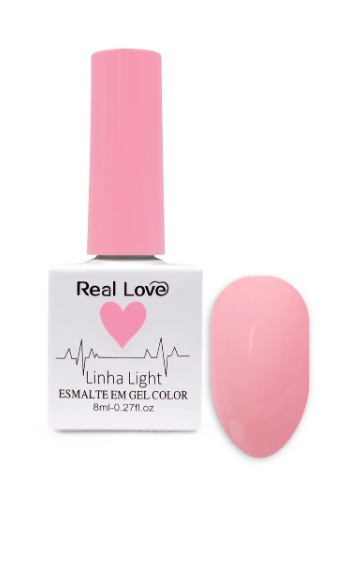 ESMALTE EM GEL COLEÇÃO CORAÇÃO Nº160 8ML REAL LOVE