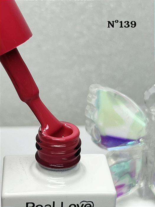 ESMALTE EM GEL COLEÇÃO CORAÇÃO Nº139 8ML REAL LOVE