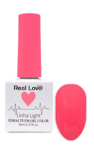 ESMALTE EM GEL COLEÇÃO CORAÇÃO Nº138 8ML REAL LOVE