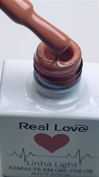 ESMALTE EM GEL COLEÇÃO CORAÇÃO Nº126 8ML REAL LOVE