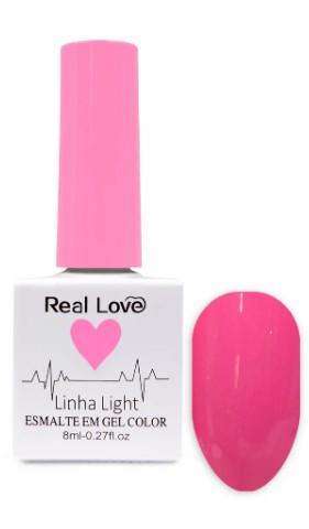 ESMALTE EM GEL COLEÇÃO CORAÇÃO Nº122 8ML REAL LOVE