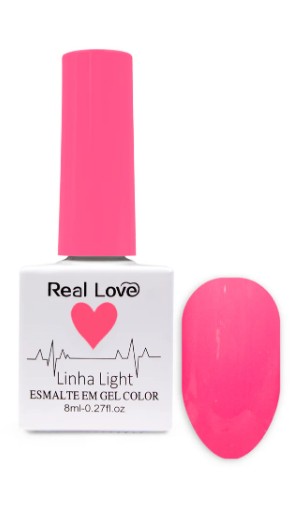 ESMALTE EM GEL COLEÇÃO CORAÇÃO Nº118 8ML REAL LOVE