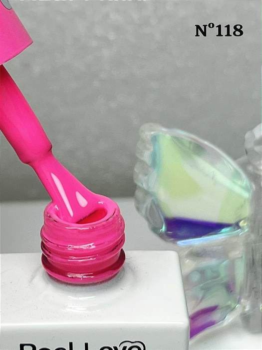 ESMALTE EM GEL COLEÇÃO CORAÇÃO Nº118 8ML REAL LOVE