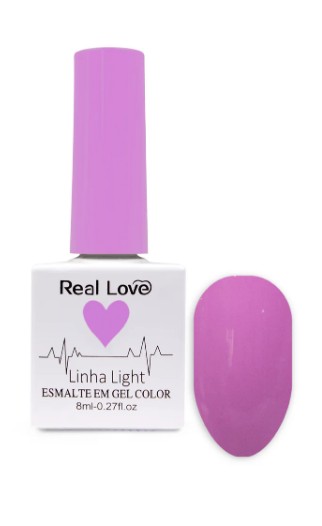 ESMALTE EM GEL COLEÇÃO CORAÇÃO Nº121 8ML REAL LOVE