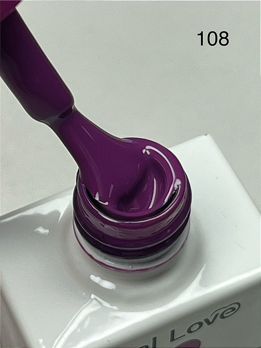 ESMALTE EM GEL COLEÇÃO CORAÇÃO Nº108 8ML REAL LOVE