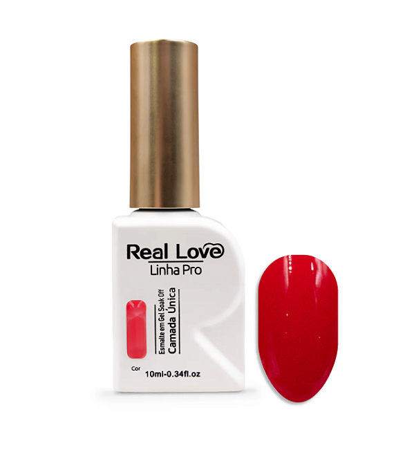ESMALTE EM GEL LINHA PRO CAMADA UNICA Nº35 10ML REAL LOVE