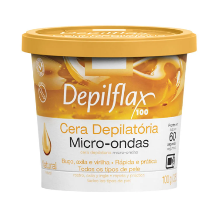CERA MICROONDAS DEPILFLAX NATURAL 100G