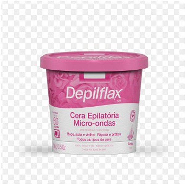CERA MICROONDAS DEPILFLAX ROSAS 100G
