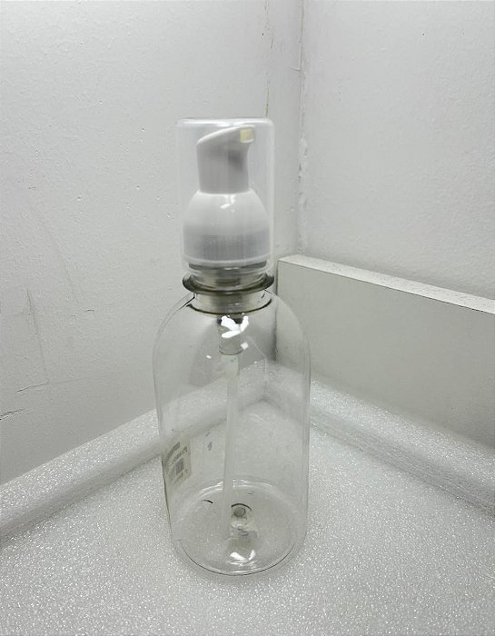 PUMP ESPUMADORA TRANSPARENTE FRASCO DE 250ML PLIN