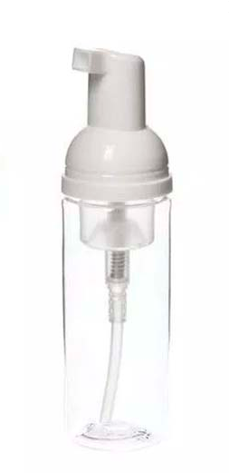 PUMP ESPUMADORA TRANSPARENTE FRASCO DE 200ML PLIN