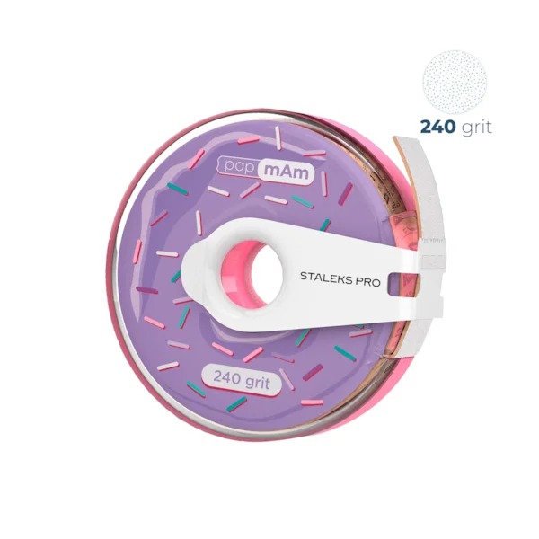 LIXA REFIL EM ROLO PAPMAM STALEKS PRO  COM ESTOJO 7METROS ATC-240W