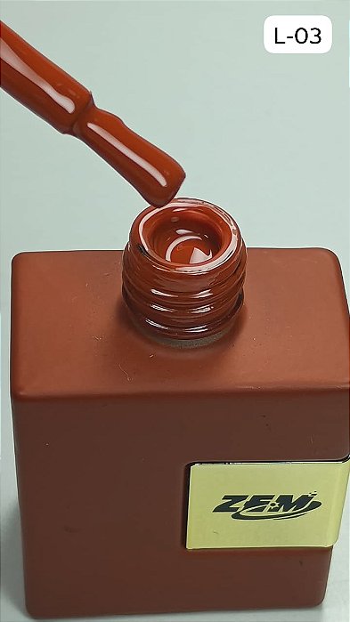 ESMALTE EM GEL COLEÇÃO L N°03 15 ML ZEM