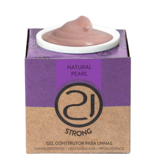 GEL ECOLINE STRONG NATURAL PEARL 34G NAILS 21