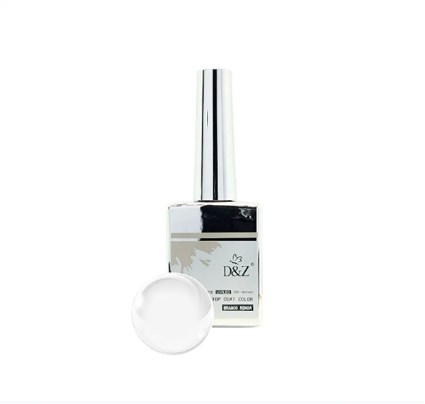 TOP COAT COLOR BRANCO RENDA 18ML D&Z
