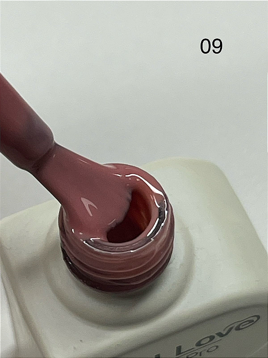 ESMALTE EM GEL LINHA PRO CAMADA UNICA Nº09 10ML REAL LOVE