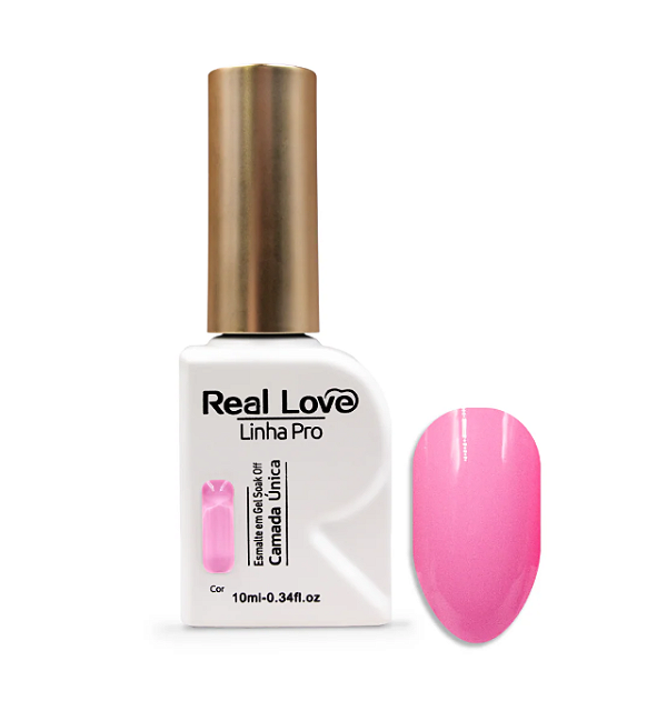 ESMALTE EM GEL LINHA PRO CAMADA UNICA Nº17 10ML REAL LOVE