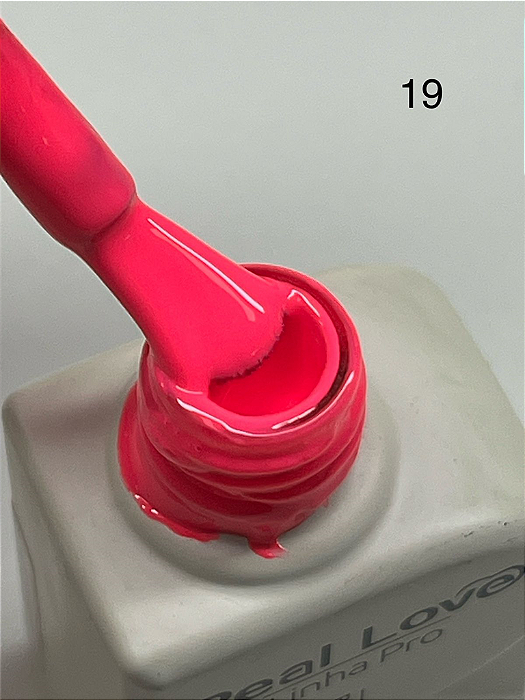 ESMALTE EM GEL LINHA PRO CAMADA UNICA Nº19 10ML REAL LOVE