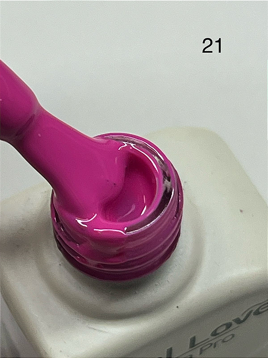 ESMALTE EM GEL LINHA PRO CAMADA UNICA Nº21 10ML REAL LOVE