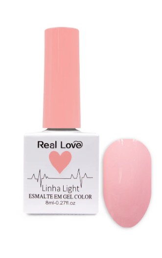 ESMALTE EM GEL COLEÇÃO CORAÇÃO Nº61 8ML REAL LOVE
