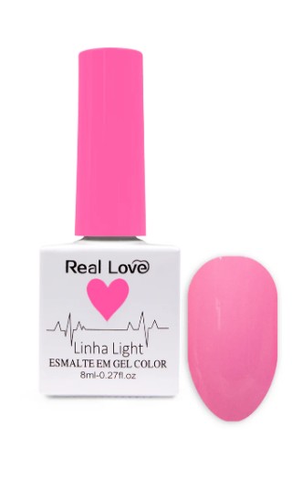 ESMALTE EM GEL COLEÇÃO CORAÇÃO Nº70 8ML REAL LOVE