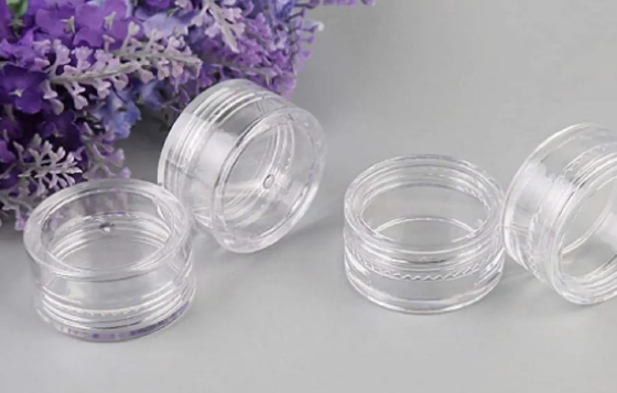 POTE PARA GLITTER TRANSPARENTE COM TAMPA