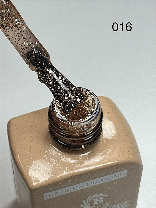 ESMALTE EM GEL 15ML BROKEN DIAMOND Nº16 BELLA ROSA