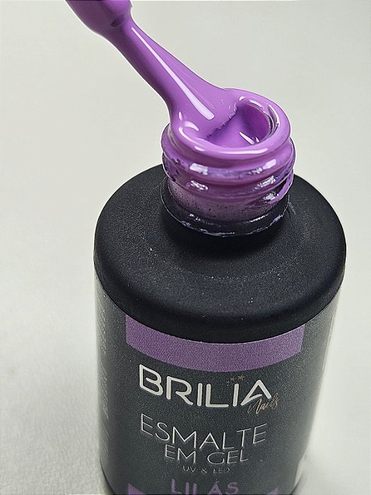 ESMALTE GEL LILÁS BRILIA NAILS
