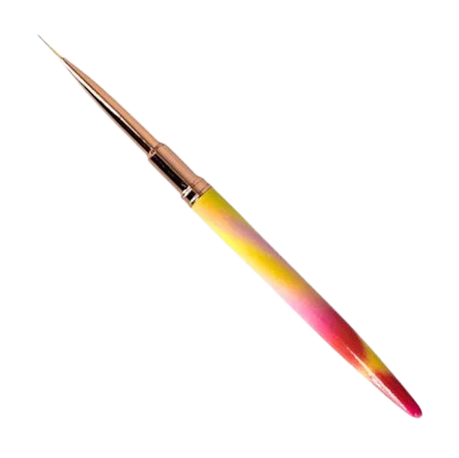 PINCEL PONTA FINA REAL LOVE COR AMARELO ROSA