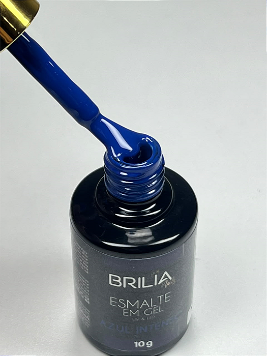 ESMALTE GEL AZUL INTENSO BRILIA NAILS SEM TPO