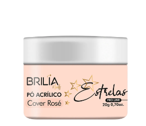 PO ACRILICO COVER ROSE 20G BRILIA